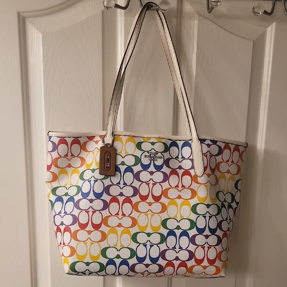 Coach Rainbow Bag, New with Tags - Picture 1 of 16